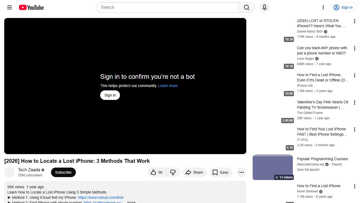 [2026] How to Locate a Lost iPhone: 3 Methods That Work - YouTube